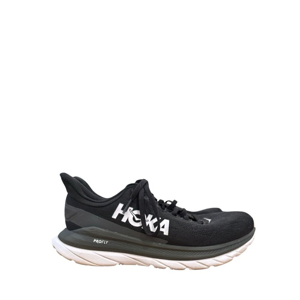 Hoka One Womens Mach 4 1113529 BDSD Black Running Shoes Sneakers Size 9 B EUC